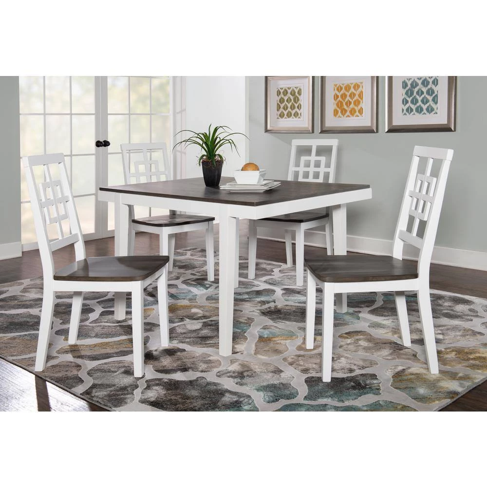 Grove White and Grey Dining Set (5-Piece) by Powell Company 9 Grove White and Grey Dining Set (5-Piece) by Powell Company - Image 7