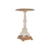 Hollings Antique White Metal and Natural Wood 19" w Side Table by Powell Company 1 Hollings Antique White Metal and Natural Wood 19" w Side Table by Powell Company -Powell Company Shop white and natural powell company end side tables hd1627at21 64 1000