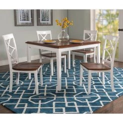 Wendover White Dining Set (5-Piece) by Powell Company 15 Wendover White Dining Set (5-Piece) by Powell Company -Powell Company Shop white cherry powell company dining room sets hd1019d19w 31 1000