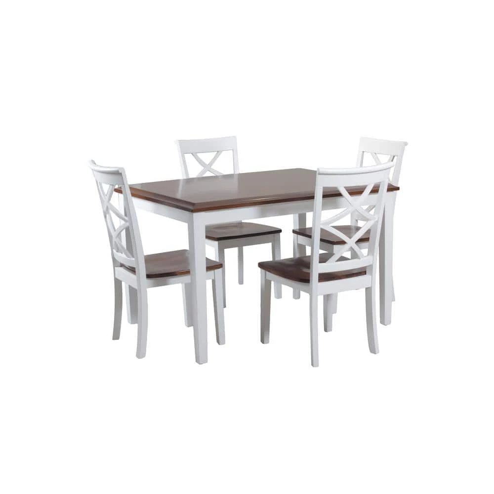 Wendover White Dining Set (5-Piece) by Powell Company 3 Wendover White Dining Set (5-Piece) by Powell Company