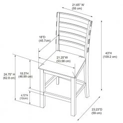 Bennett 24 in. Chestnut Brown Counter Stool by Powell Company -Powell Company Shop white chestnut brown powell company bar stools hd1090b19cs 1f 1000