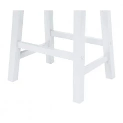 29 in. White Saddle Bar Stool by Powell Company -Powell Company Shop white powell company bar stools 270 431 1d 1000