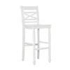 Primark White Barstool with Plank Style Seat by Powell Company -Powell Company Shop white powell company bar stools hd1088b19bs 64 1000