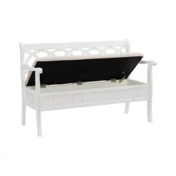 Chelsea White Storage Bench by Powell Company -Powell Company Shop white powell company bedroom benches hd1084a19w 77 1000