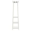 Carnaby White Coat Rack with 3 Shelves by Powell Company -Powell Company Shop white powell company coat racks hd1068a19w 64 1000