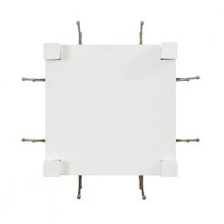 Carnaby White Coat Rack with 3 Shelves by Powell Company -Powell Company Shop white powell company coat racks hd1068a19w fa 1000