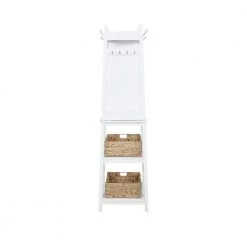 Conyers White Rotating Dressing Mirror Coat Rack by Powell Company 10 Conyers White Rotating Dressing Mirror Coat Rack by Powell Company -Powell Company Shop white powell company coat racks hd1536a20w 66 1000
