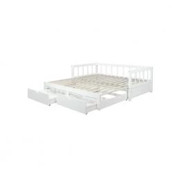 Conyers White Storage Trundle Daybed by Powell Company -Powell Company Shop white powell company daybeds hd1541db20w 44 1000