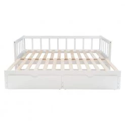 Conyers White Storage Trundle Daybed by Powell Company -Powell Company Shop white powell company daybeds hd1541db20w c3 1000