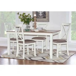 Bridgton White Side Chair by Powell Company -Powell Company Shop white powell company dining chairs hd1050d19sc 31 1000