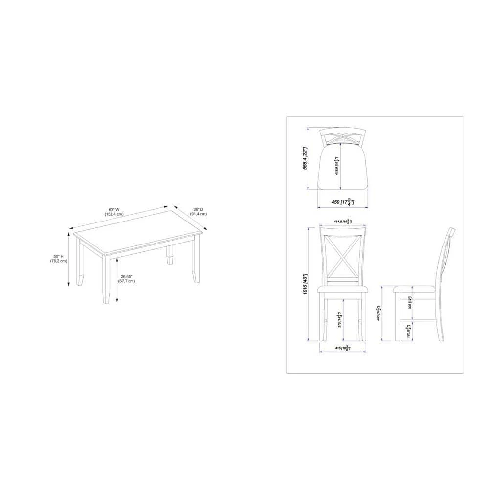 Bridgton 5-Piece Taupe Dining Set by Powell Company 11 Bridgton 5-Piece Taupe Dining Set by Powell Company - Image 9