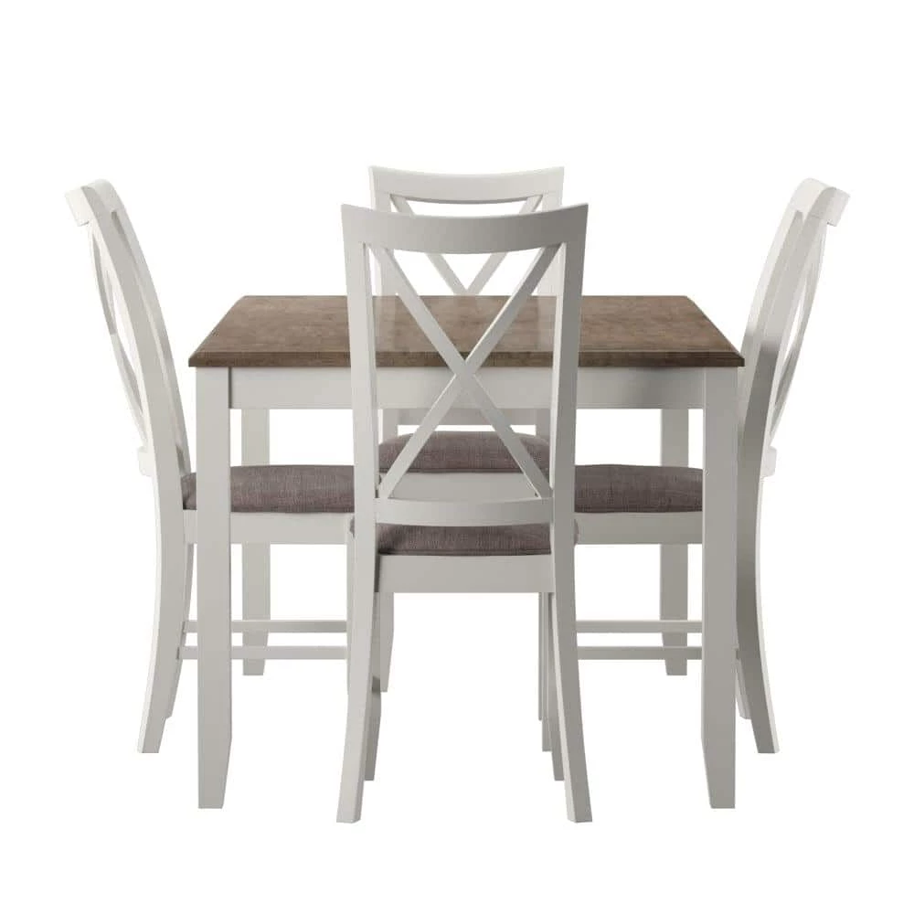 Bridgton 5-Piece Taupe Dining Set by Powell Company 4 Bridgton 5-Piece Taupe Dining Set by Powell Company - Image 2