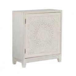 Grace Smokey White Cabinet with Shelf by Powell Company