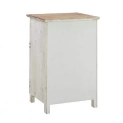 Boca White Fish Storage Side End Table by Powell Company -Powell Company Shop white powell company end side tables hd1542et20w 66 1000