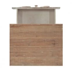 Boca White Fish Storage Side End Table by Powell Company -Powell Company Shop white powell company end side tables hd1542et20w a0 1000