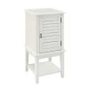 Harriet 15.75 in. W x 15.75 in. D White Shutter End / Side Table by Powell Company -Powell Company Shop white powell company end side tables hd1771st21 64 1000