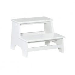 Powell Company Shop 4 Stewart White 13.75 in. High Wood Step by Powell Company