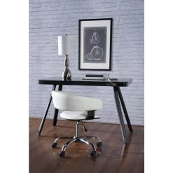 Minden White Desk Chair by Powell Company -Powell Company Shop white powell company task chairs hd1013y19w 31 1000