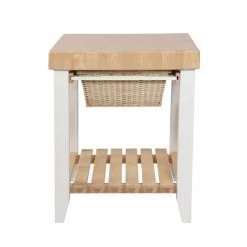 Zimmerman White Kitchen Island by Powell Company -Powell Company Shop white with butcher block top powell company kitchen islands hd1225d19 1d 1000