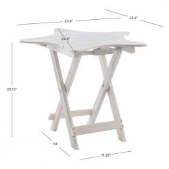 Powell Sam Whitewash Folding Table by Powell Company -Powell Company Shop whitewash powell company end side tables hd1531o20w 1f 1000